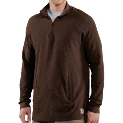 Carhartt Textured-Knit Mock Turtleneck - Zip Neck, Long Sleeve (For Men)