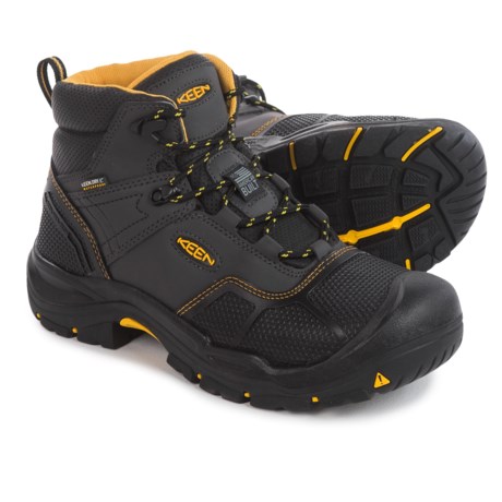 Keen Logandale Work Boots - Waterproof, Steel Toe (For Men)