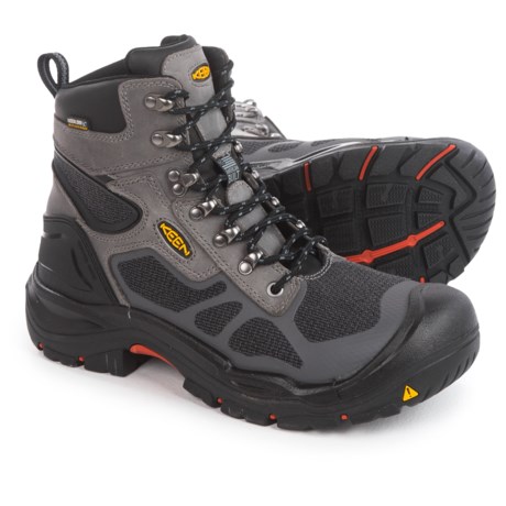 Keen Concord 6” Work Boots - Waterproof, Steel Safety Toe (For Men)