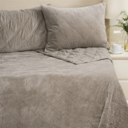 Rizzy Home Velvet Quilt and Pillow Sham Set - Queen