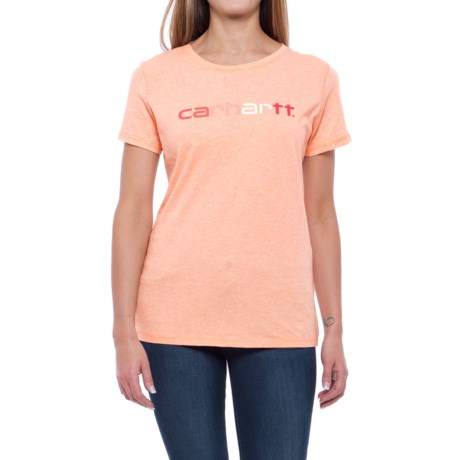 Carhartt Signature Logo T-Shirt - Short Sleeve (For Women)