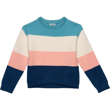 Willow Blossom Big Girls Color-Block Sweater