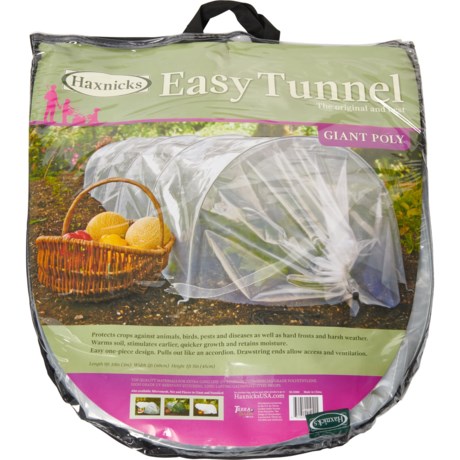 Haxnicks Giant Easy Poly Garden Tunnel - 9’10”x2’x1’5”