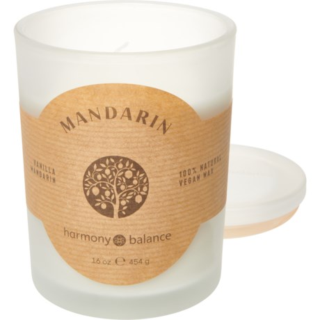 HARMONY BALANCE 16 oz. Vanilla Mandarin Candle - 2-Wick