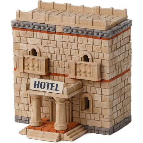 Wise Elk Mini Bricks Hotel Constructor Set - 450-Piece
