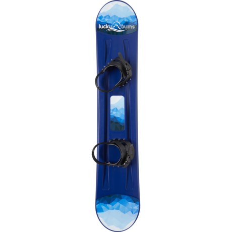 Lucky Bums Plastic Snowboard - 120 cm (For Boys and Girls)