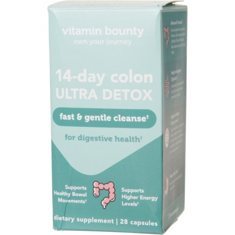 Vitamin Bounty 14-Day Colon Ultra Detox Cleanse - 28-Count