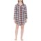 Telluride Clothing Company Cotton Flannel Sleep Shirt - Long Sleeve