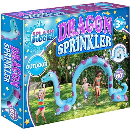 SPLASH BUDDIES Inflatable Dragon Sprinkler - 60”