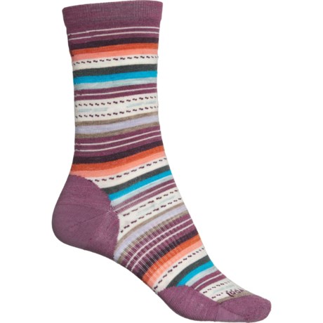 SmartWool Everyday Margarita Zero Cushion Socks - Merino Wool, Crew (For Women)