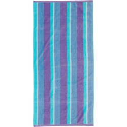 Hurley Jacquard Striped Oversized Beach Towel - 420 gsm, 32x64”
