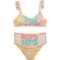 O'Neill Big Girls Olivia Ruffle Strap Bikini Set