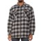 Smith's Workwear Flannel Shirt Jacket - Sherpa Lined