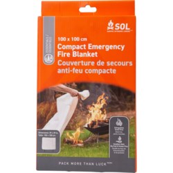 SOL Compact Emergency Fire Blanket - 39x39”