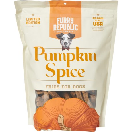 Furry Republic Pumpkin Spice Fries Dog Treats - 32 oz.