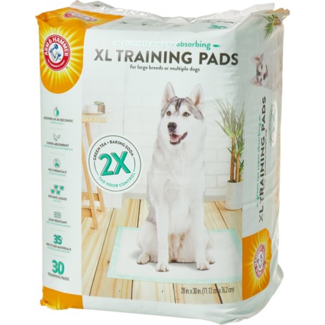 Arm & Hammer XL Puppy Training Pads - 30-Count, 28x30”