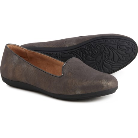 Comfortiva Marybeth Smoking Slippers - Suede, Wide Width (For Women)
