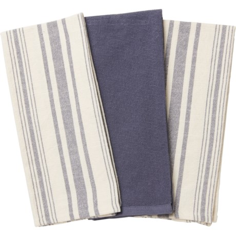 The Good Cook Enzyme-Washed Kitchen Towels - 3-Pack, 18x28”
