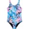 Hurley Little Girls Twist Back One-Piece Swimsuit - UPF 50+