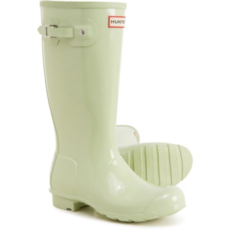 HUNTER Big Boys and Girls Original Gloss Rain Boots - Waterproof