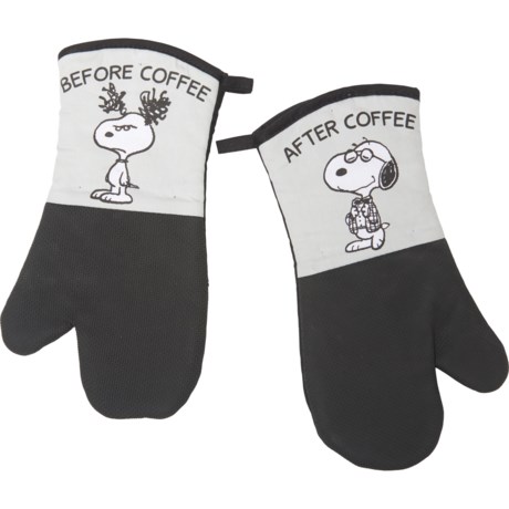 Peanuts Snoopy Coffee Oven Mitts - 2-Pack, Multi