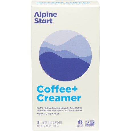 Alpine Start Instant Coffee and Coconut Creamer - 5-Count