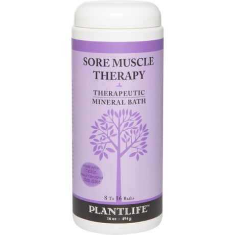 Plant Life Sore Muscle Bath Salt - 16 oz.