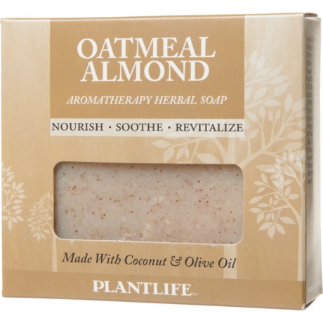 Plant Life Oatmeal Almond Aromatherapy Herbal Bar Soap - 4.5 oz.