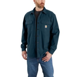 Carhartt 105419 Big and Tall Rugged Flex® Relaxed Fit Canvas Fleece Lined Shirt Jacket