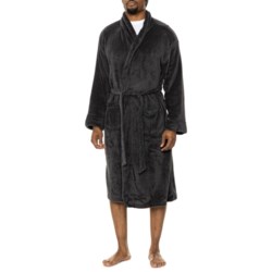 IZOD Comfort Soft Fleece Lounge Robe - Long Sleeve