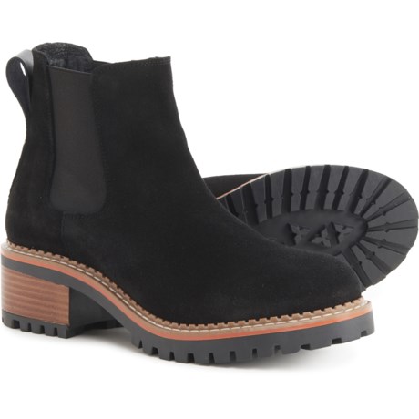 BERTUCHI Made in Spain Lug Sole Chelsea Boots - Suede (For Women)