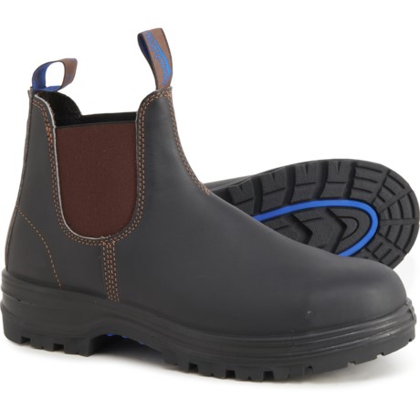 Blundstone 140 Work Series Chelsea Boots - Steel Safety Toe, Leather, Factory Seconds (For Men)