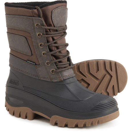 SPIRALE Made in Bulgaria Cozy-Lined Lace Snow Boots (For Women)