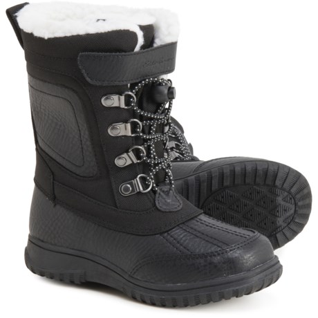 Eddie Bauer Boys Duck Toggler Snow Boots - Waterproof, Insulated