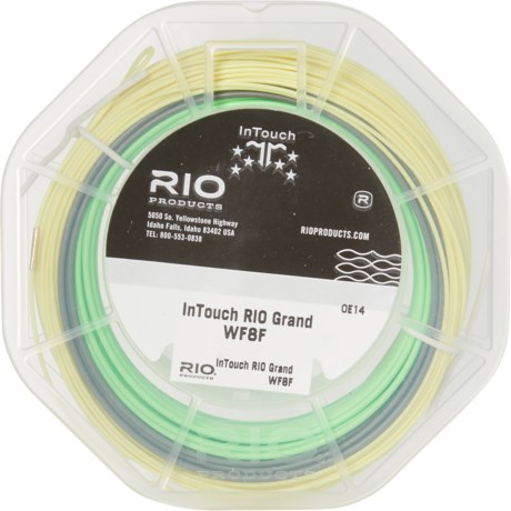Rio Products Trout Series InTouch RIO Grand Freshwater Fly Line - Weight Forward, 100’