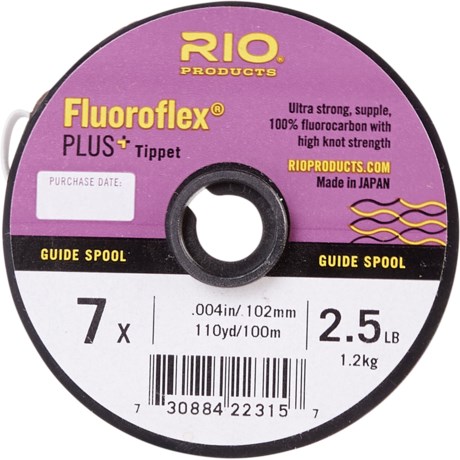 Rio Products Fluoroflex Plus Tippet - 7X, 2.5 lb., 110 yds.
