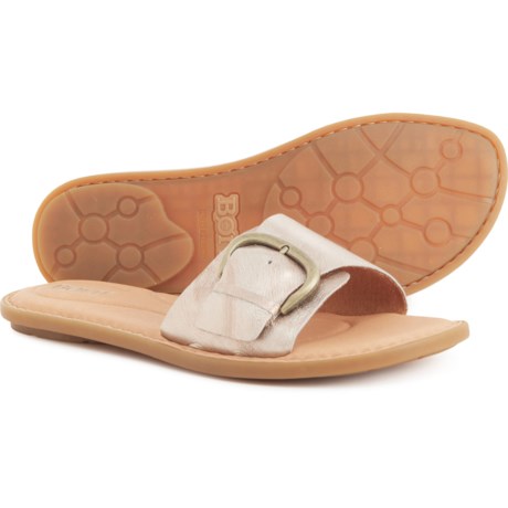 Born Miarra Big Buckle Slide Sandals - Leather (For Women)