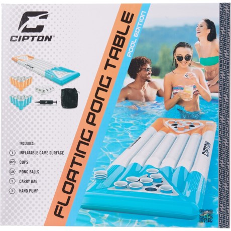 Cipton Pool Edition Floating Pong Table Game - Inflatable