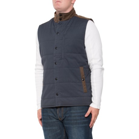 Jeremiah Canvas Quilted Vest - Insulated