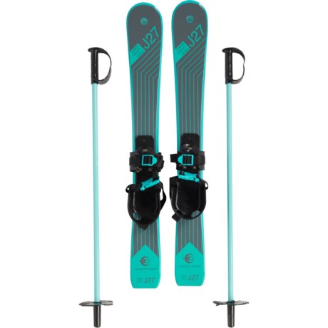 NorEast Outdoors Junior Ski Set - 69 cm (For Boys and Girls)