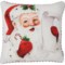 Storehouse Santa with List Throw Pillow - 20x20”