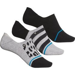 Stance Leopard No-Show Socks - 3-Pack, Below the Ankle (For Women)