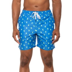 Eddie Bauer Sasquatch Print EBoard Solid Swim Shorts - UPF 50