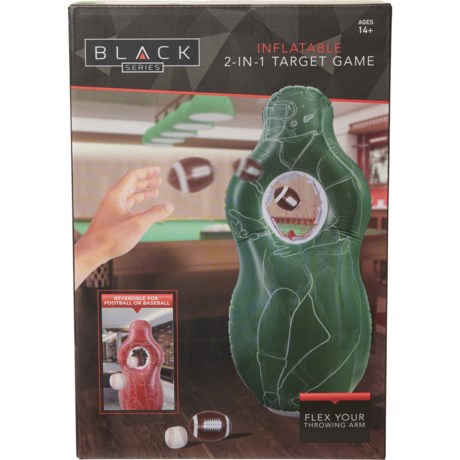 Black Series 2-in-1 Target Football and Baseball Inflatable Game