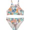O'Neill Big Girls Multi-Strap High Neck Bikini Set - UPF 50+