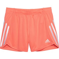 adidas Big Girls 3-Stripe Mesh Shorts