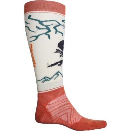 SmartWool Jib Zero Cushion Ski Socks - Merino Wool, Over the Calf (For Men and Women)