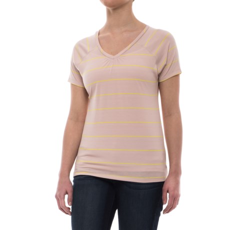 Mountain Hardwear Dryspun T-Shirt - UPF 30, V-Neck, Short Sleeve (For Women)