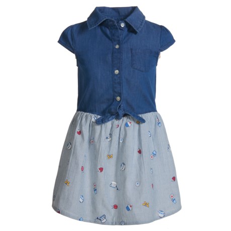 Gillian’s Closet Oxford Garden Party Dress - Short Sleeve (For Little and Big Girls)