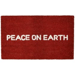 Momeni Peace On Earth Doormat - 18x30”